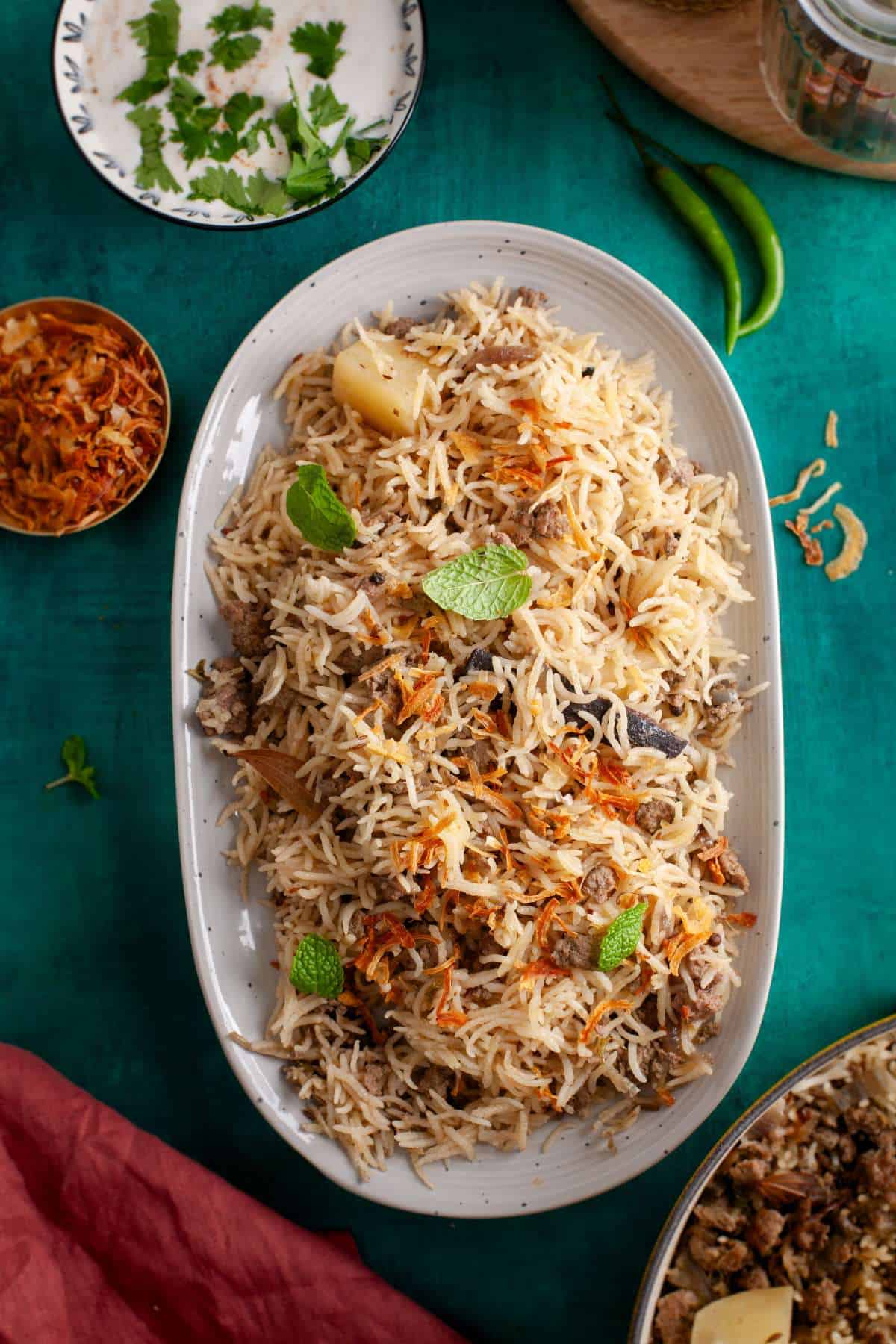 Veg Kheema Pulao/Biryani