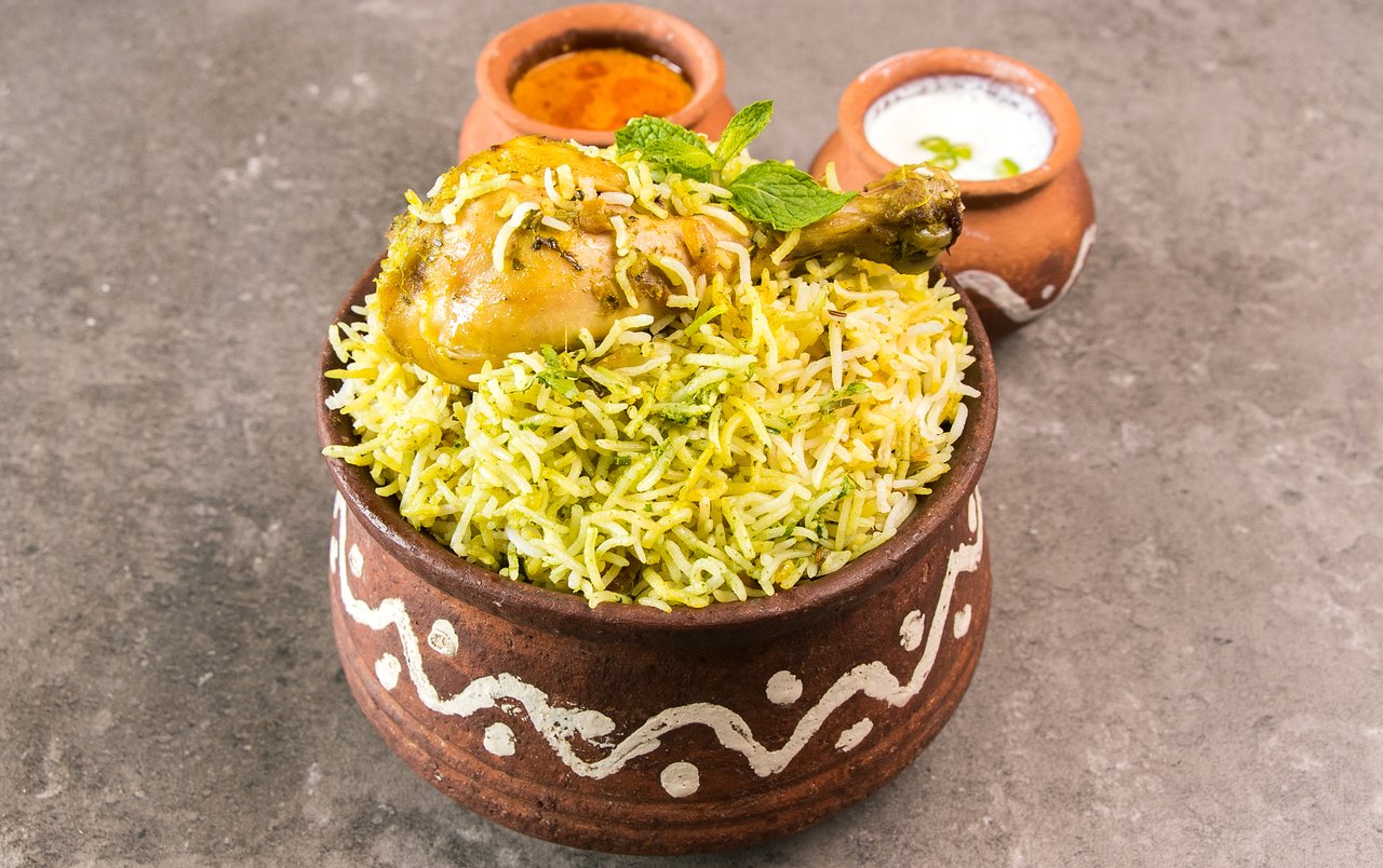 Pachimirchi Kodi Pulav/Biryani