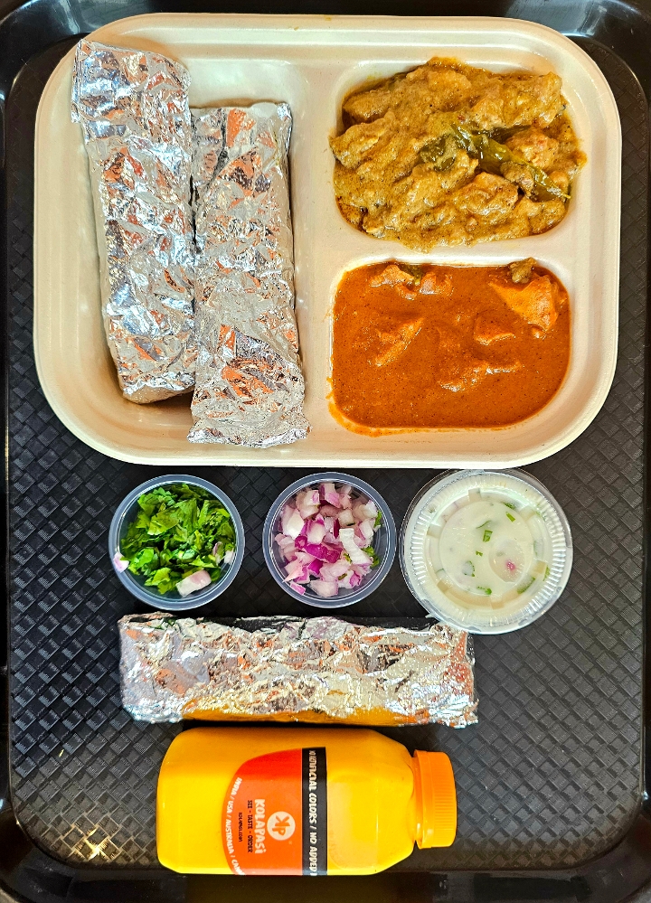 3 Bread Double Curry drink combo