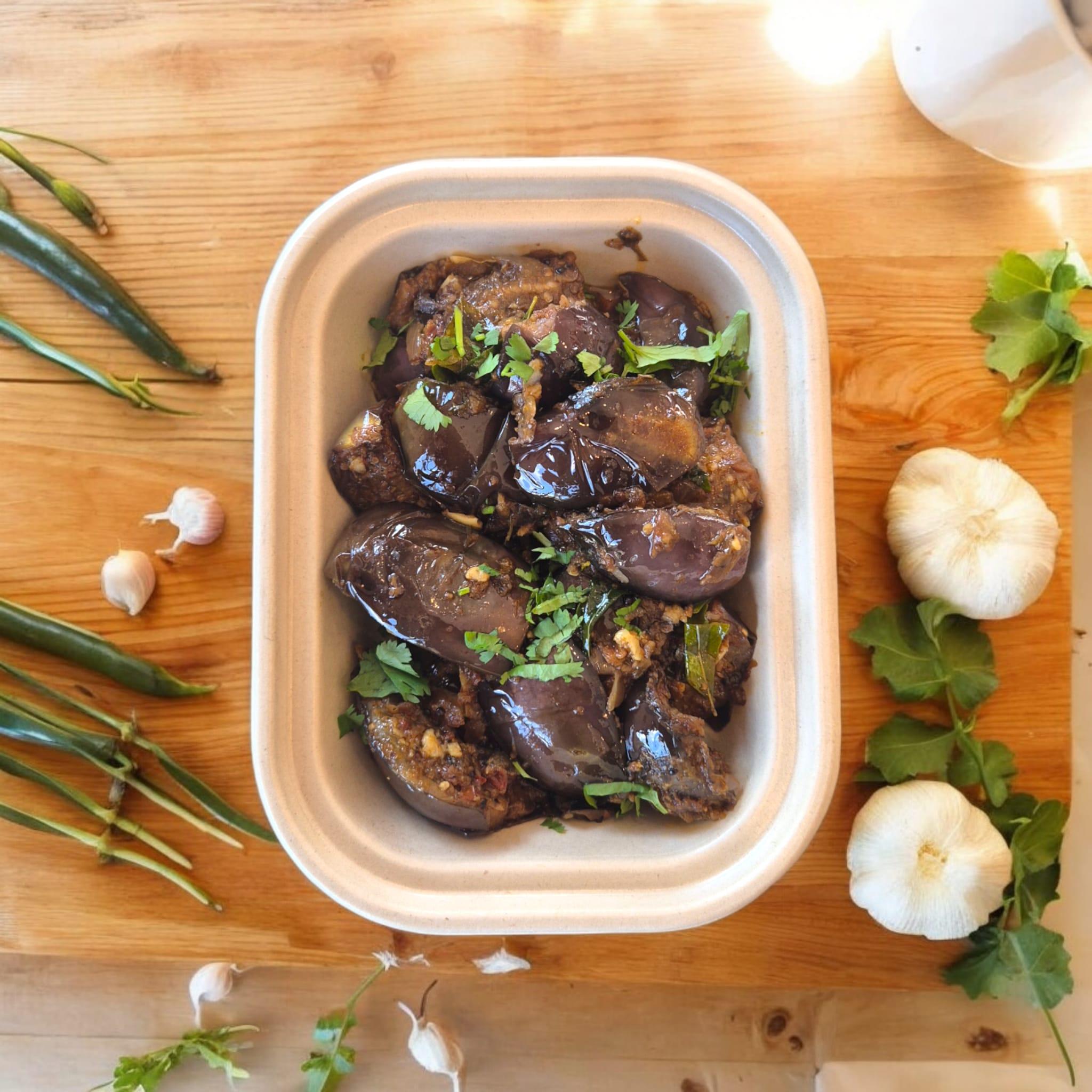 Brinjal Perattal/ Eggplant Roast