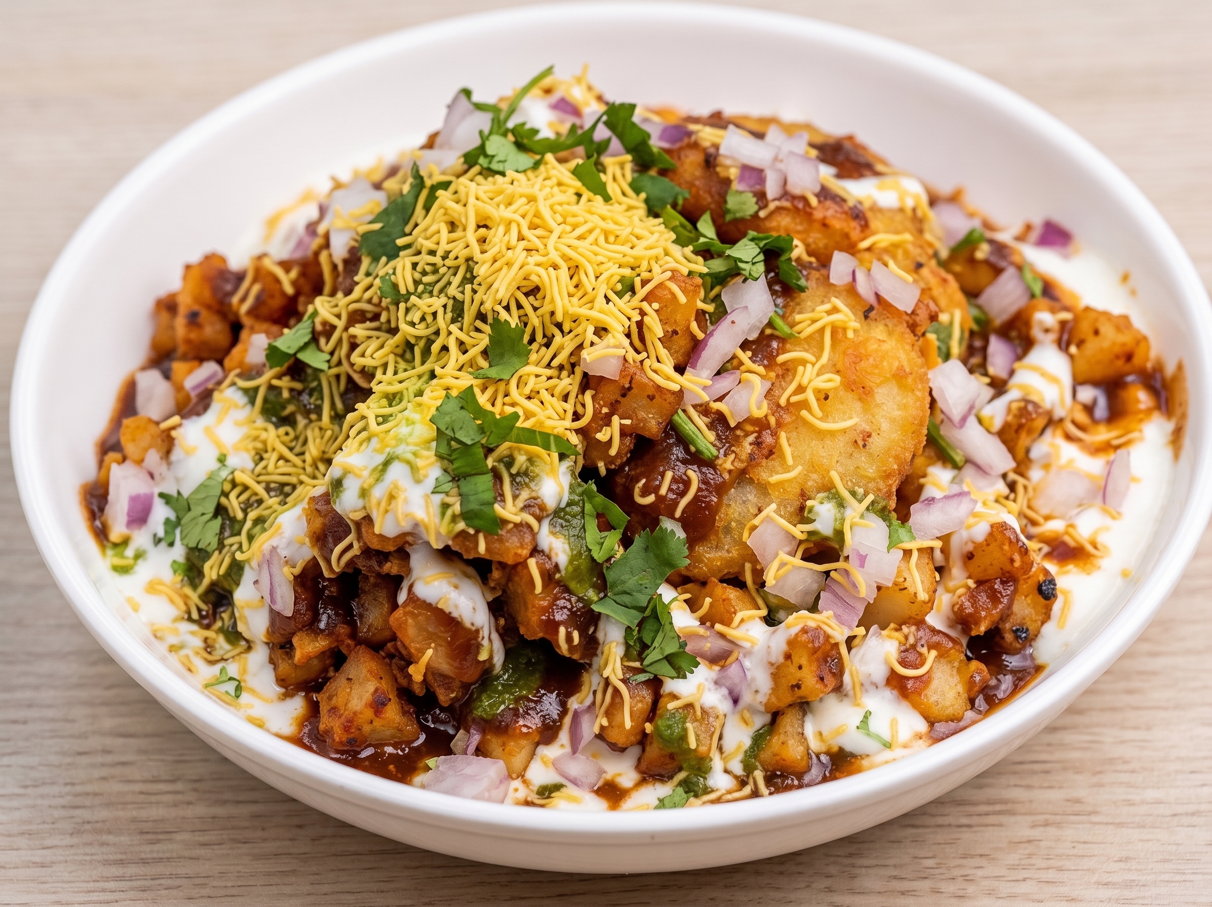 Aloo Tikki Chaat