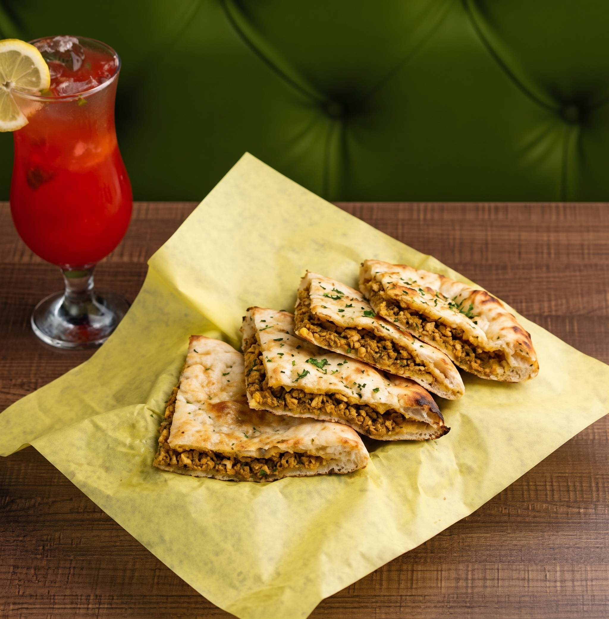 Chicken Keema Naan