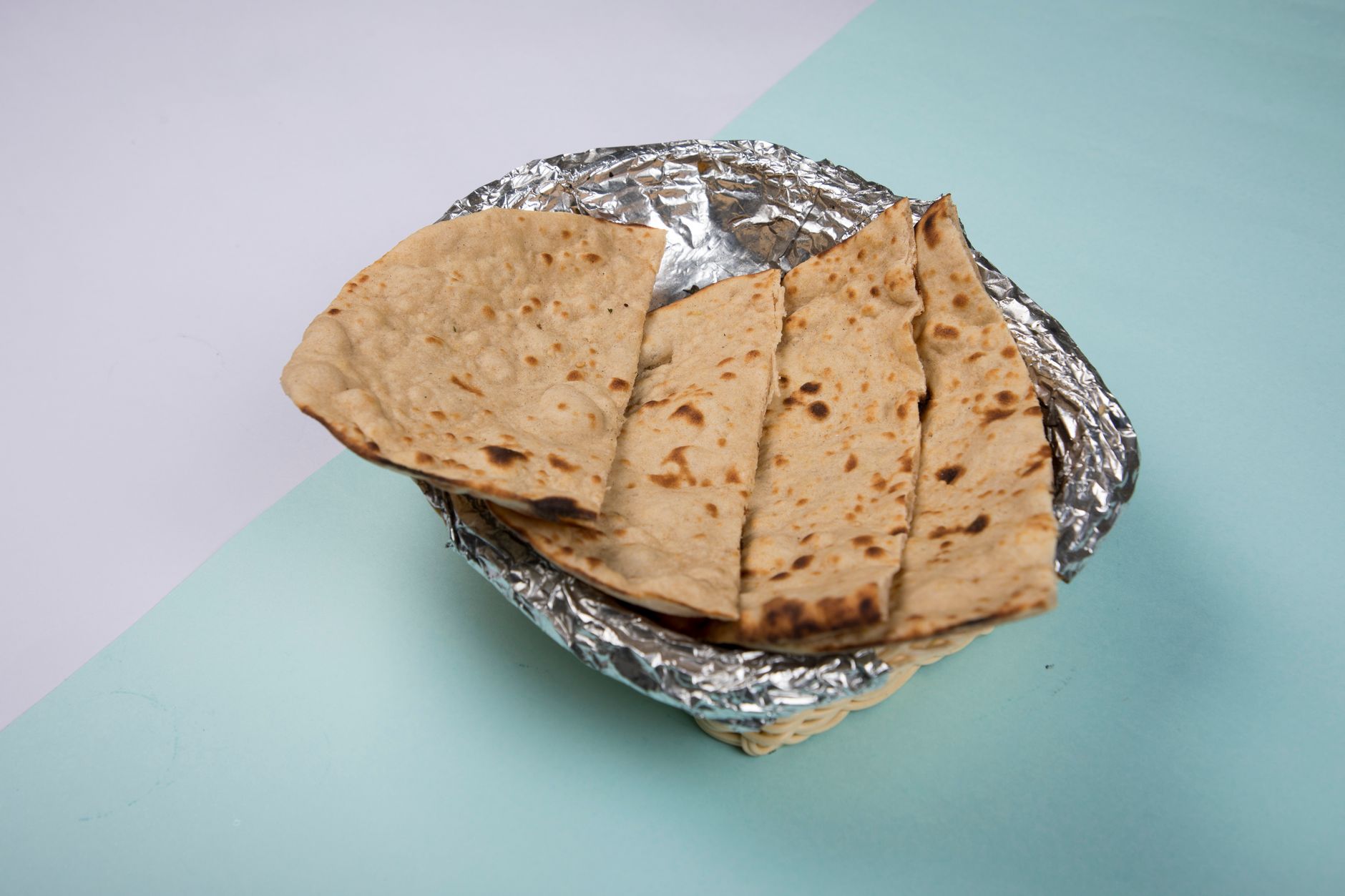 Bulk Order of Whole Wheat Butter/Ghee Roti (10)