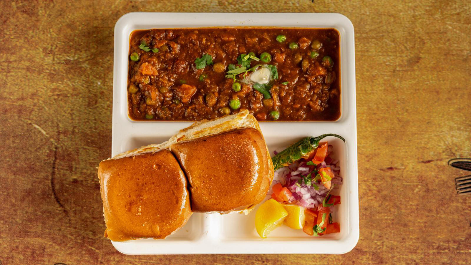 Vegan Paav Bhaji