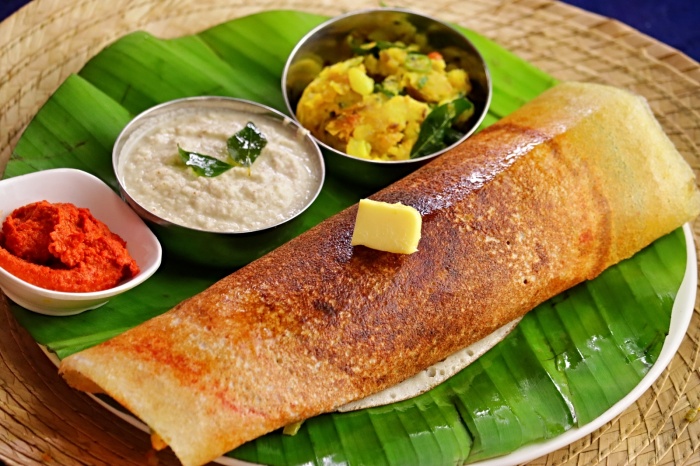 Butter Sada (Plain) Dosa