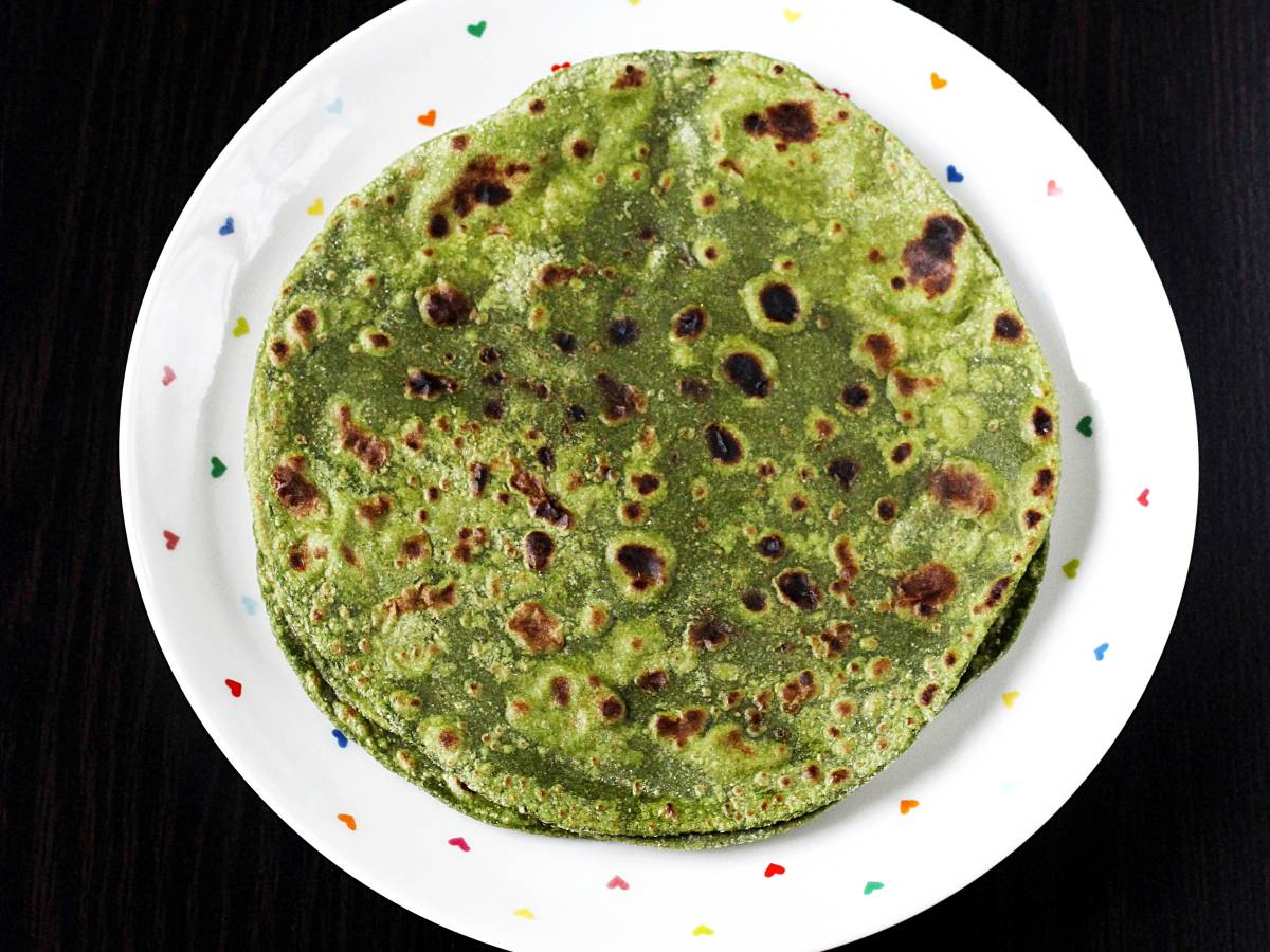 Methi/Spinach Paratha