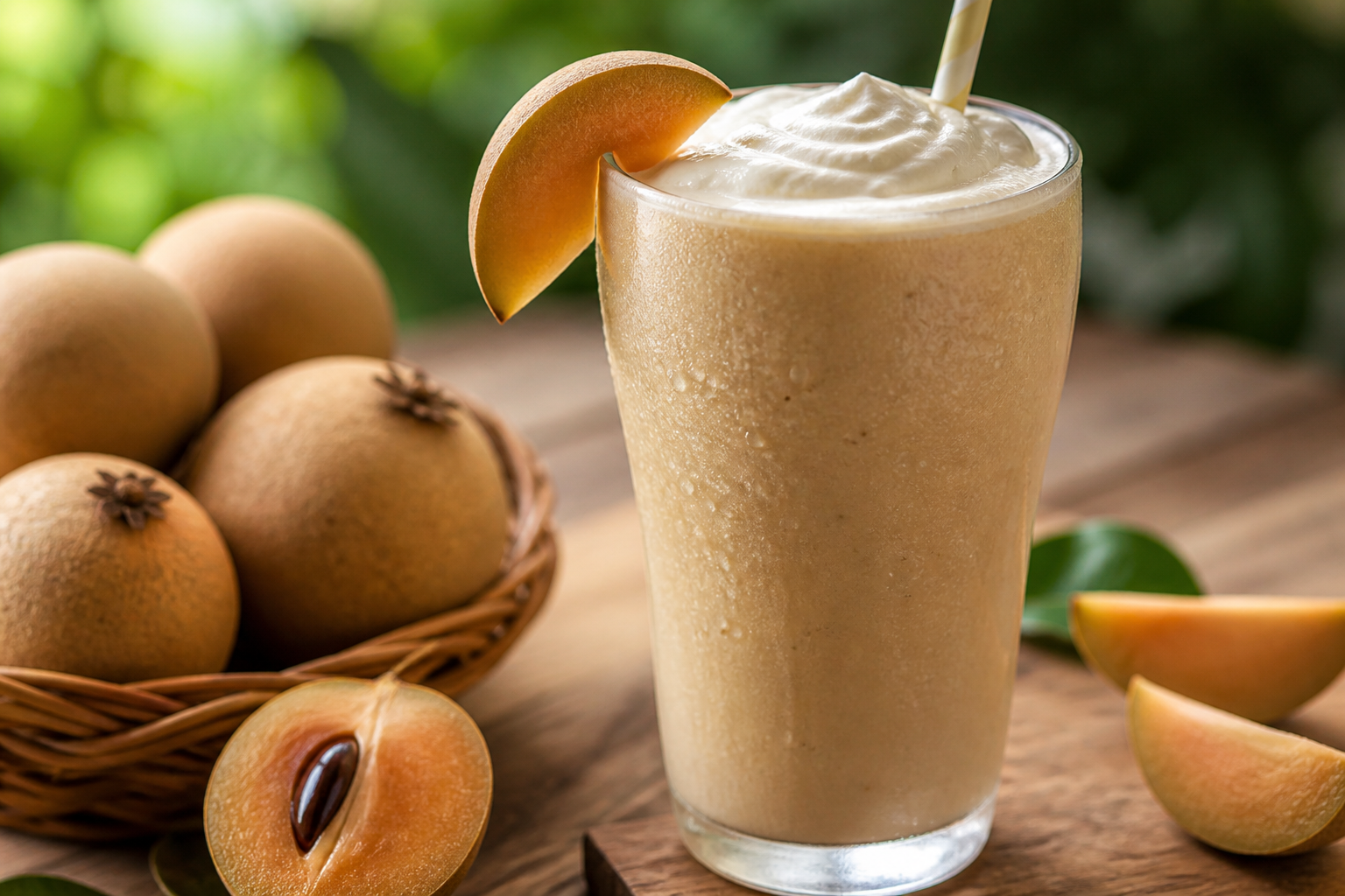Chikoo Milk Shake