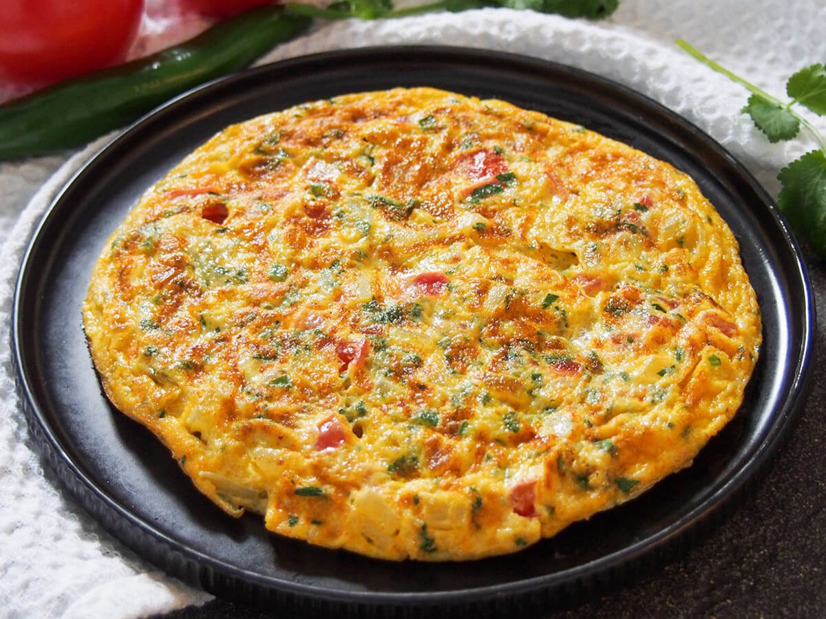 Masala Cheese Omelette