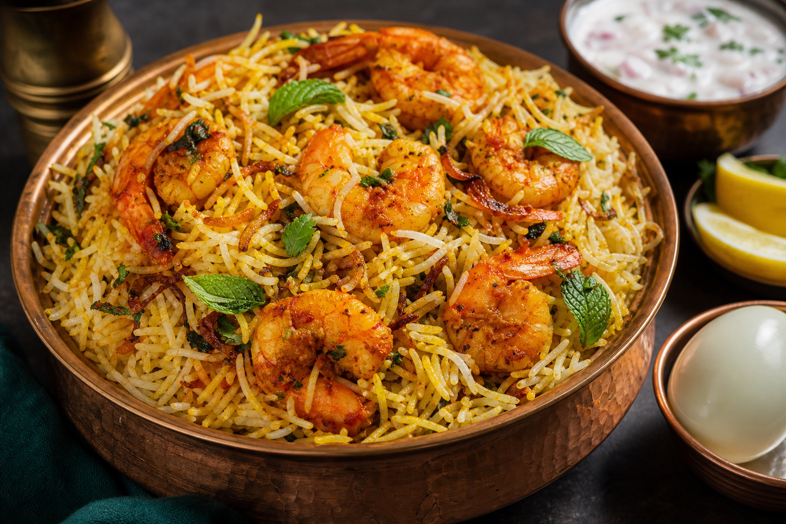 Shrimp Fry Biryani