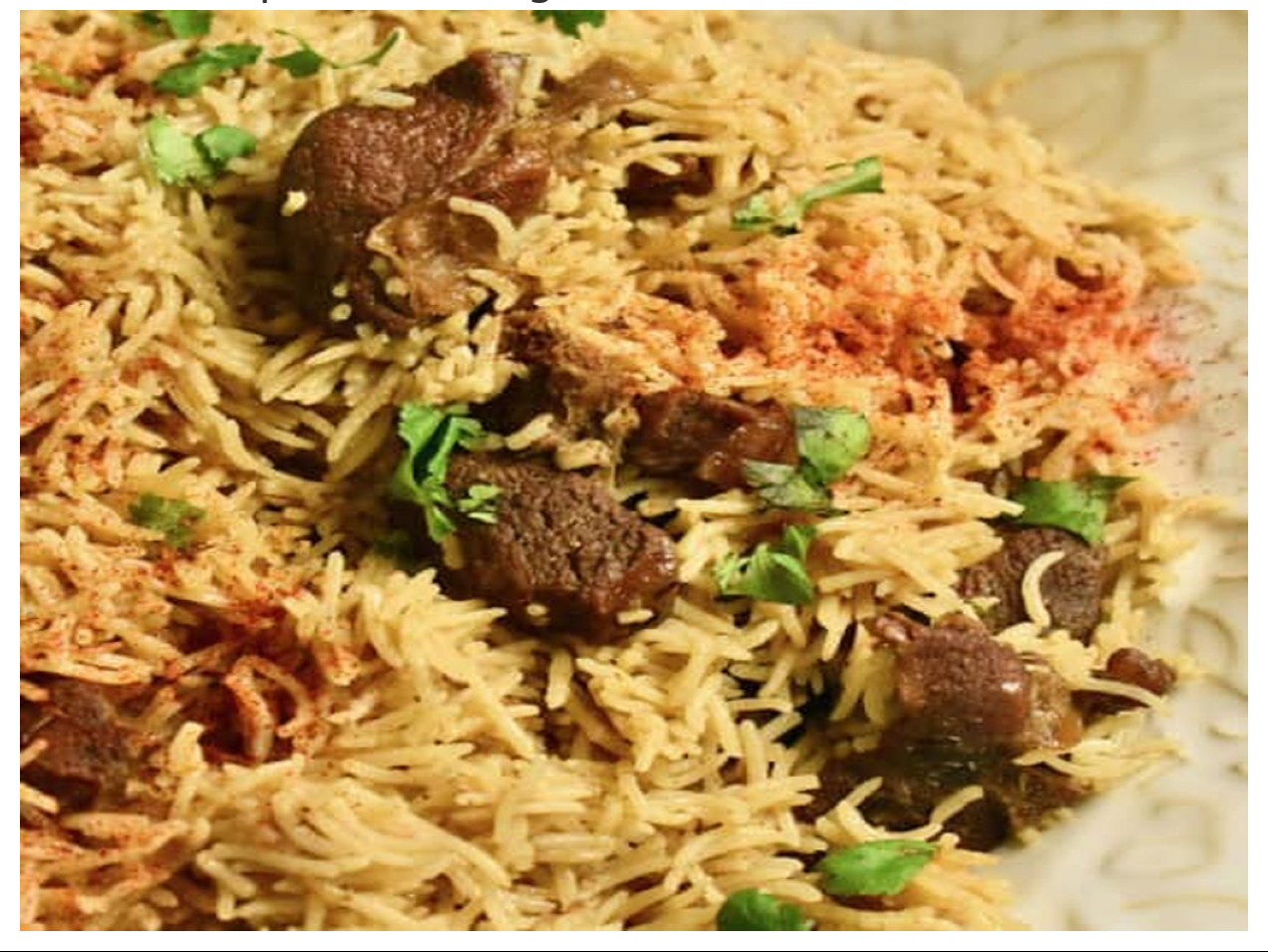 Mutton Fry Biryani