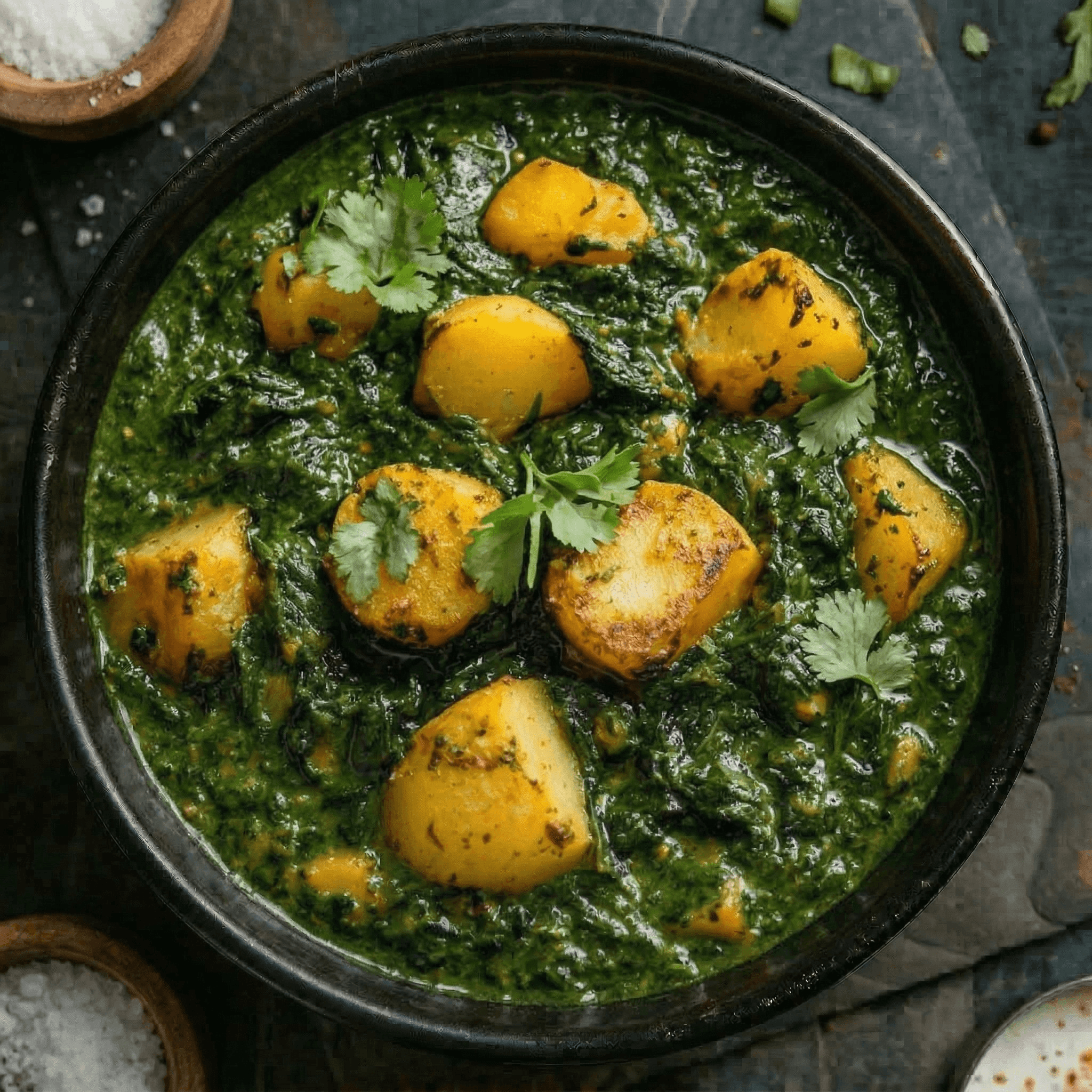 Saag Potato