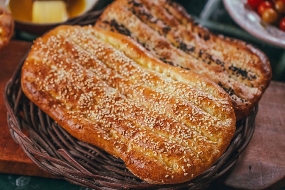 Kulcha (Sesame) Naan