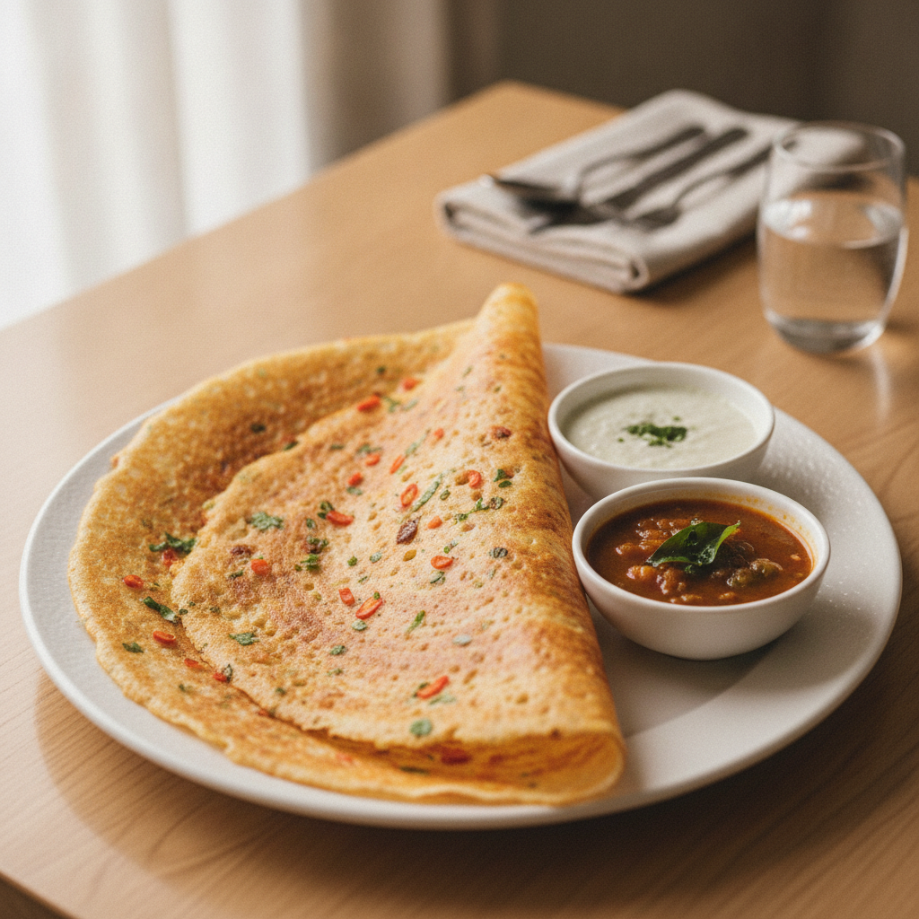 Rava Chili Dosa