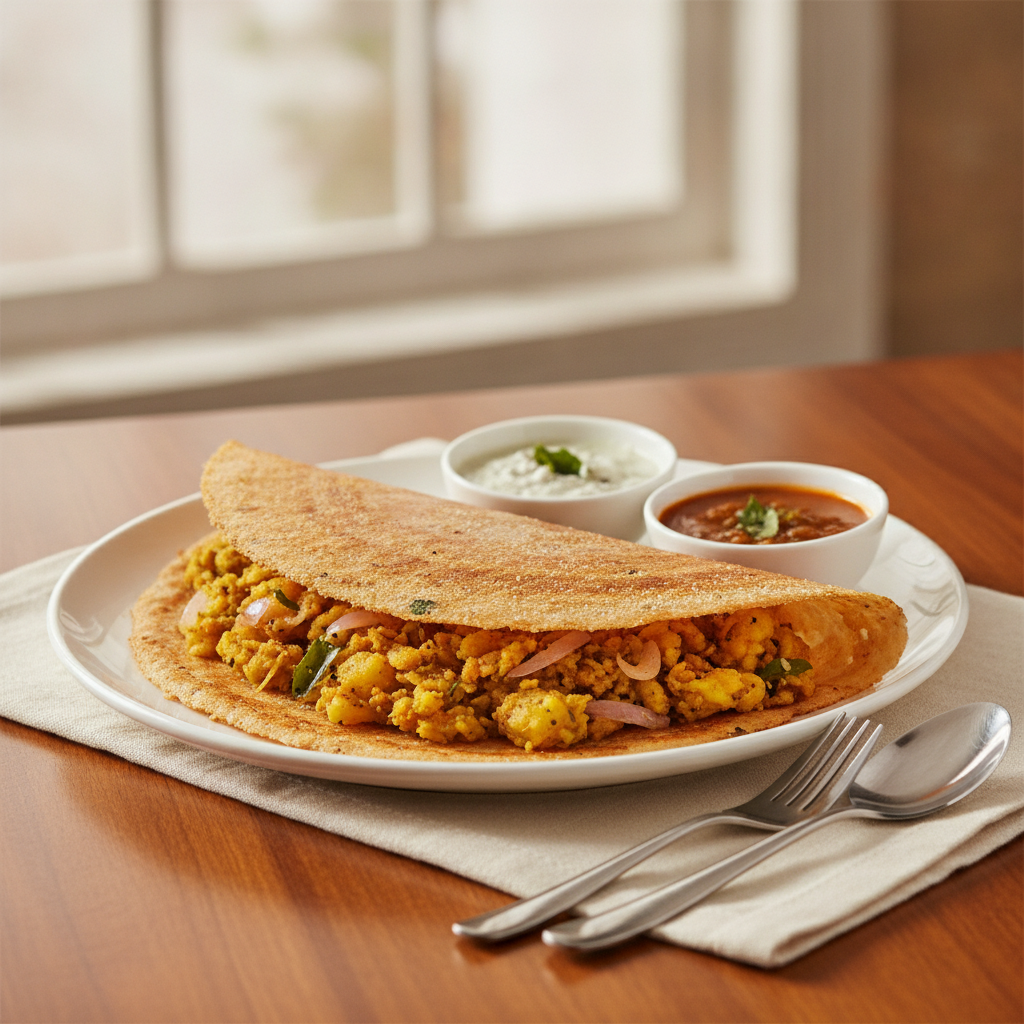 Rava Masala Dosa