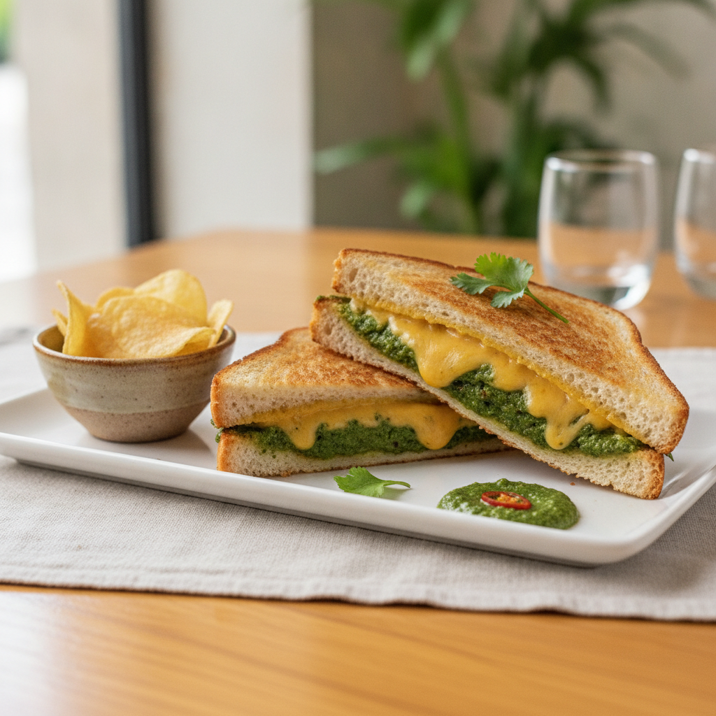 Cheese Chutney Sandwich