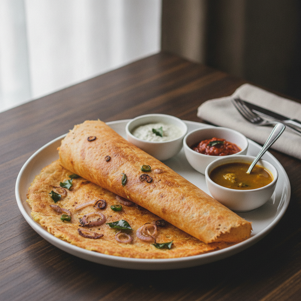 Rava Onion Dosa