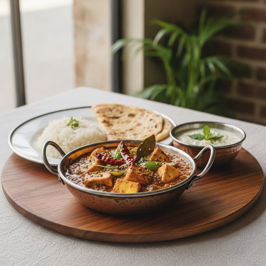Paneer Kadhai (Brown Gravy)