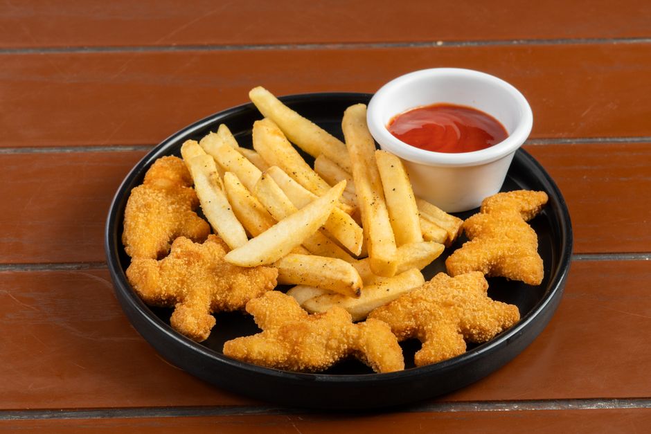 Chicken Nuggets with French Fries