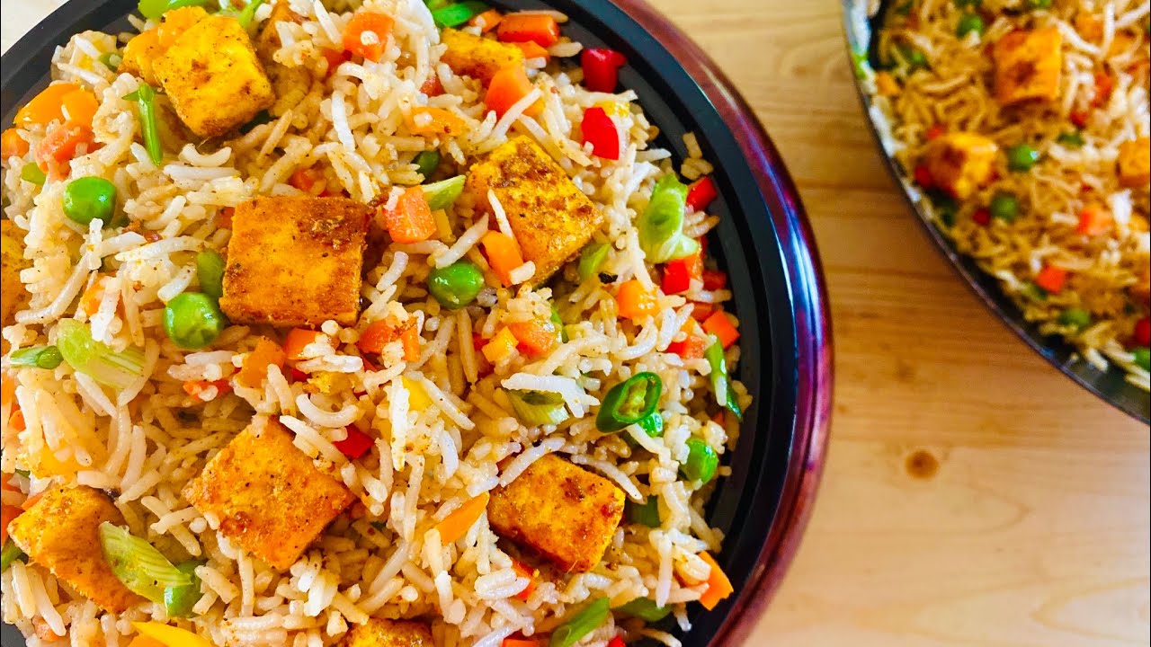 Veggie Fried Rice + Paneer Makhini + Nimki