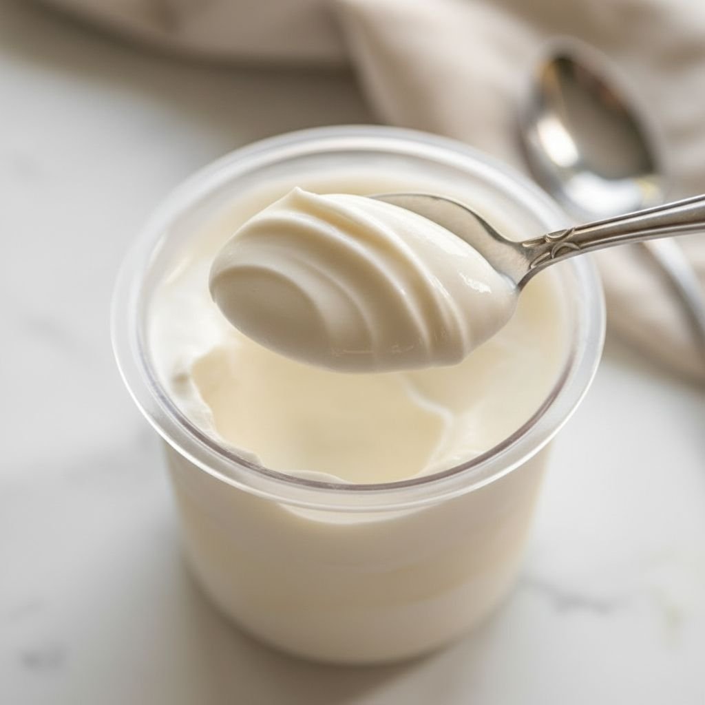 Yogurt Cool, creamy plain yogurt