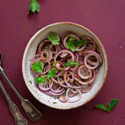 7. Sliced Onion Chillies & Lime