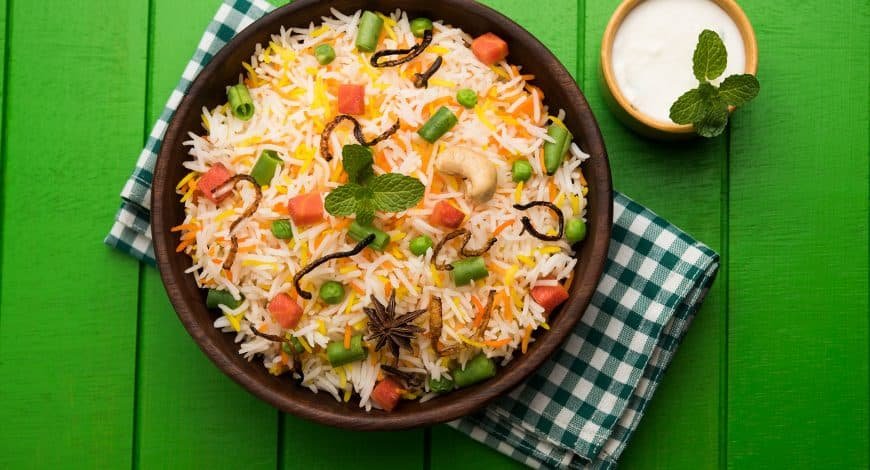 17. Vegetable Biryani