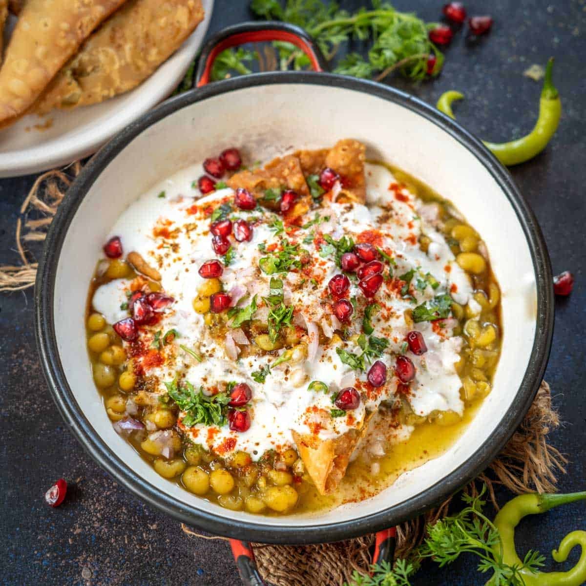 8. Samosa Chat