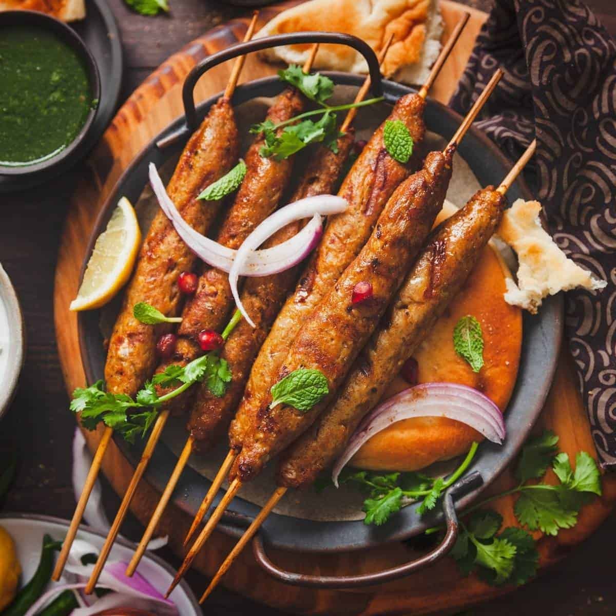 12. Sheekh Kebab Sizzler