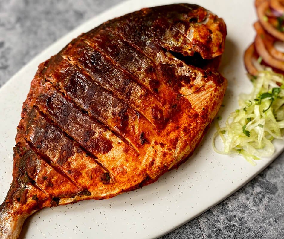 9. Tandoori Fish Sizzler