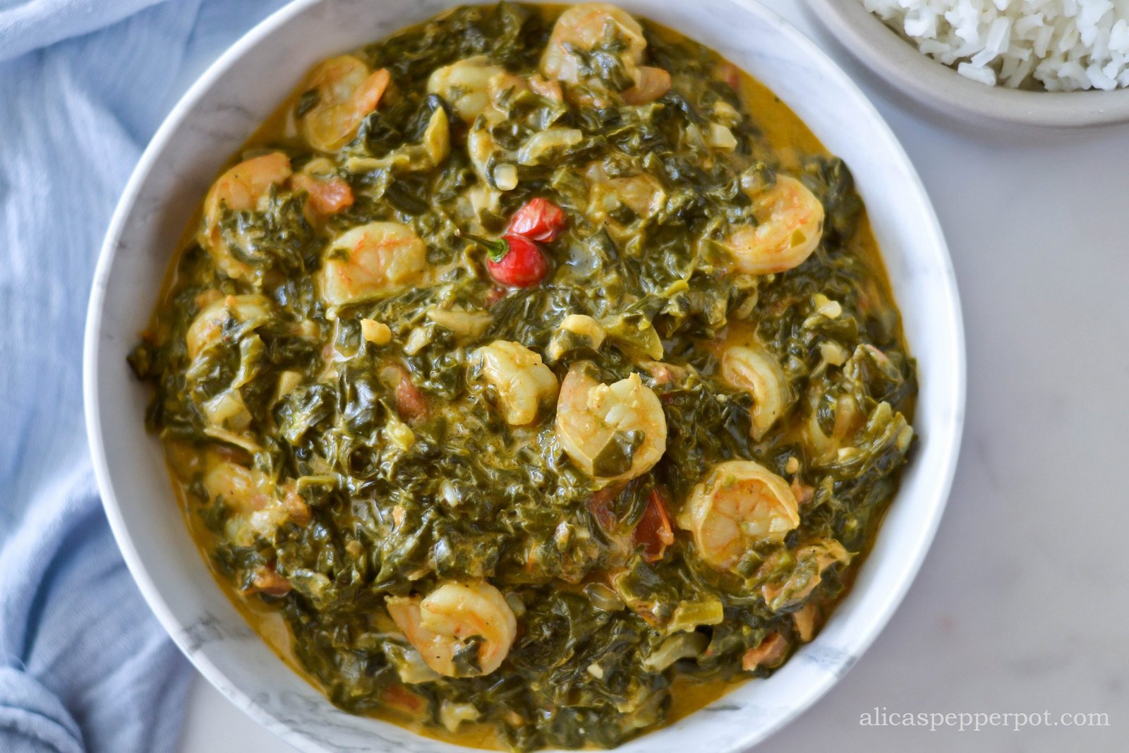 17. Shrimp Saag