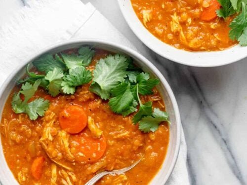 3. Lentil Chicken Soup
