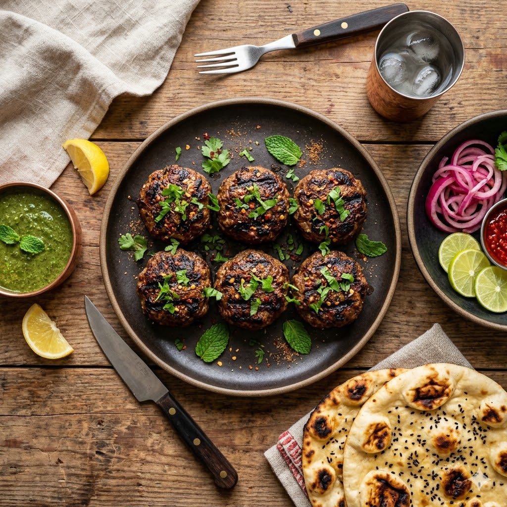Beef Gola Kabobs