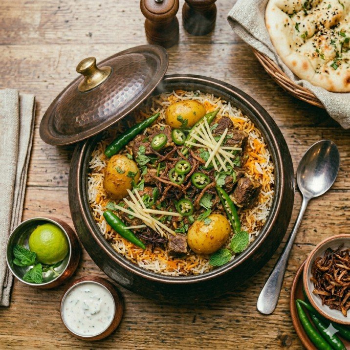 Karachi Beef Biryani