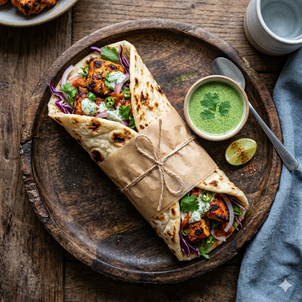 TANDOORI CHICKEN ROLL