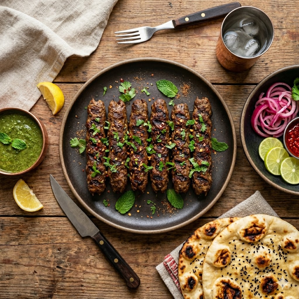 Beef Sheekh Kabobs