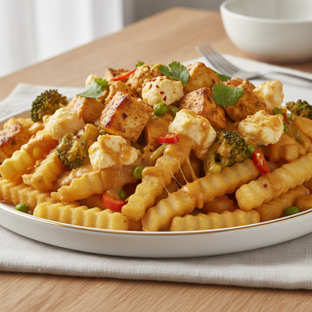 Butter Poutine ( Chicken /Paneer )