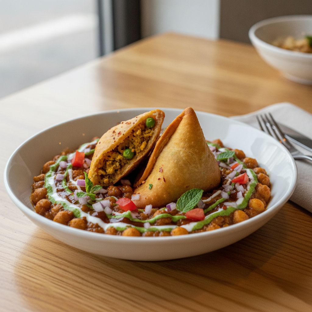 Samosa with Chana