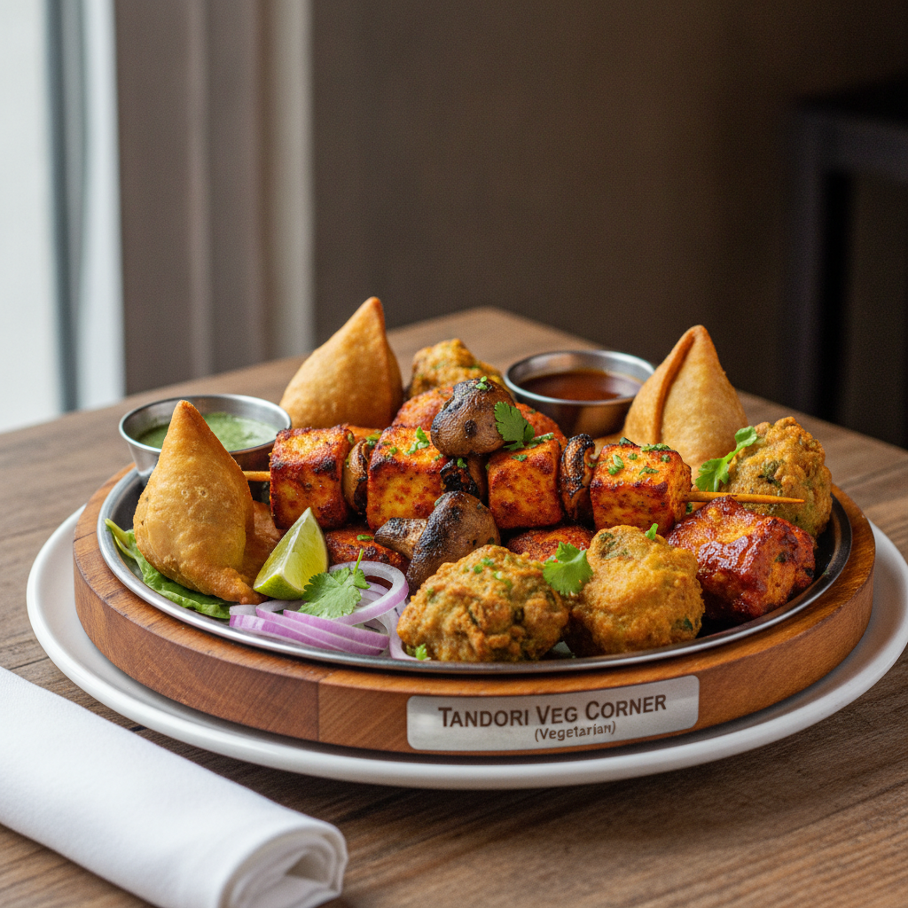Tandoori Veg Platter