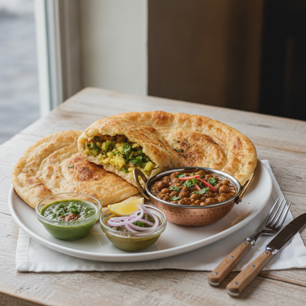 Amritsari kulche chole