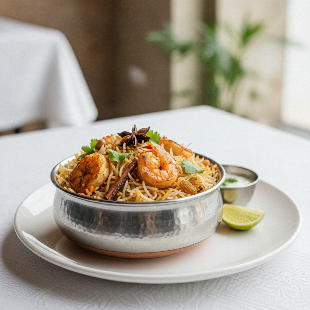 Shrimp Biryani