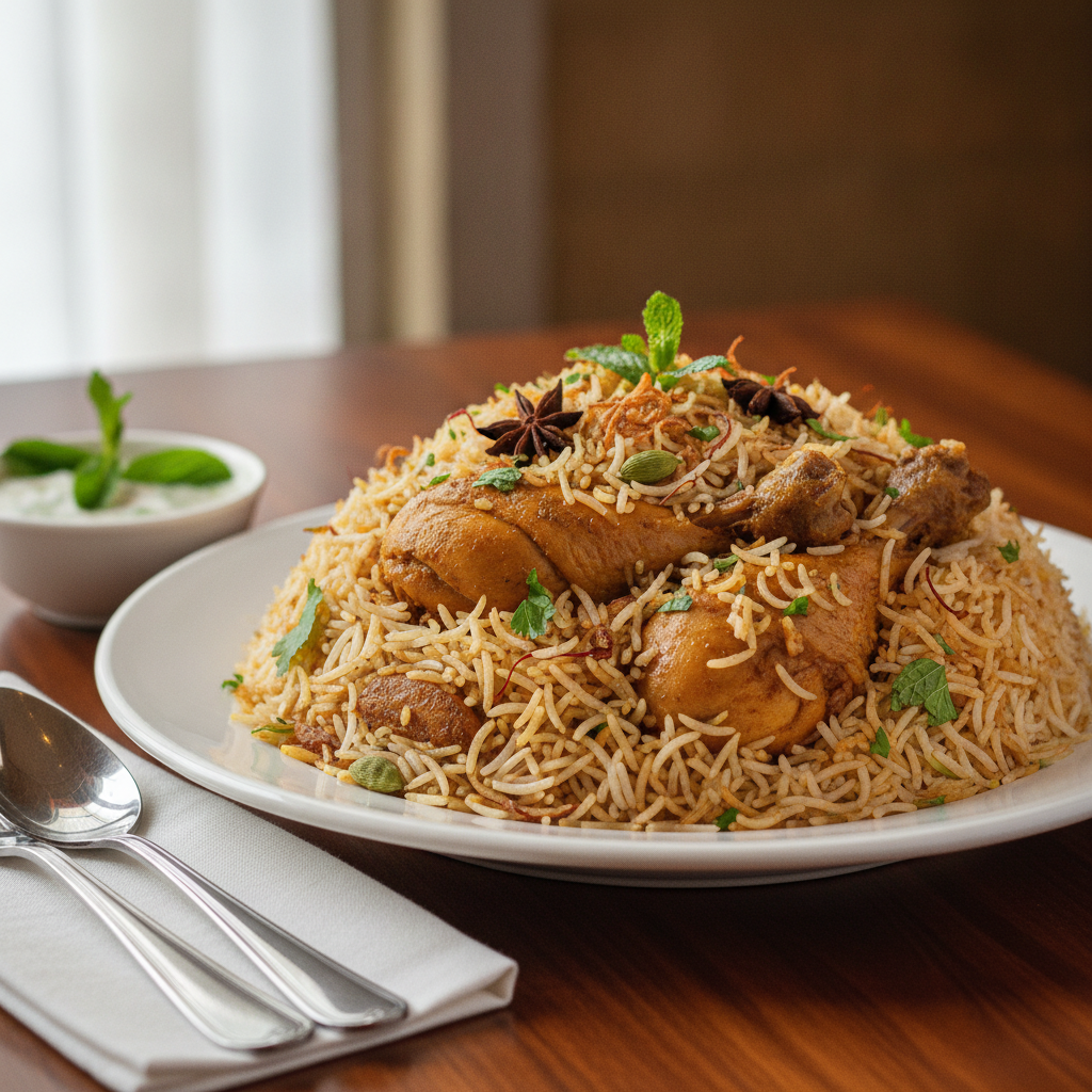 Chicken Bone Biryani