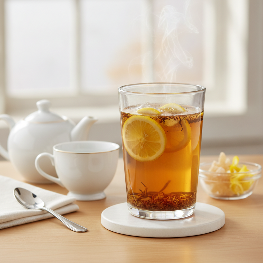 Rooibos Lemon Ginger Tea (16 oz)