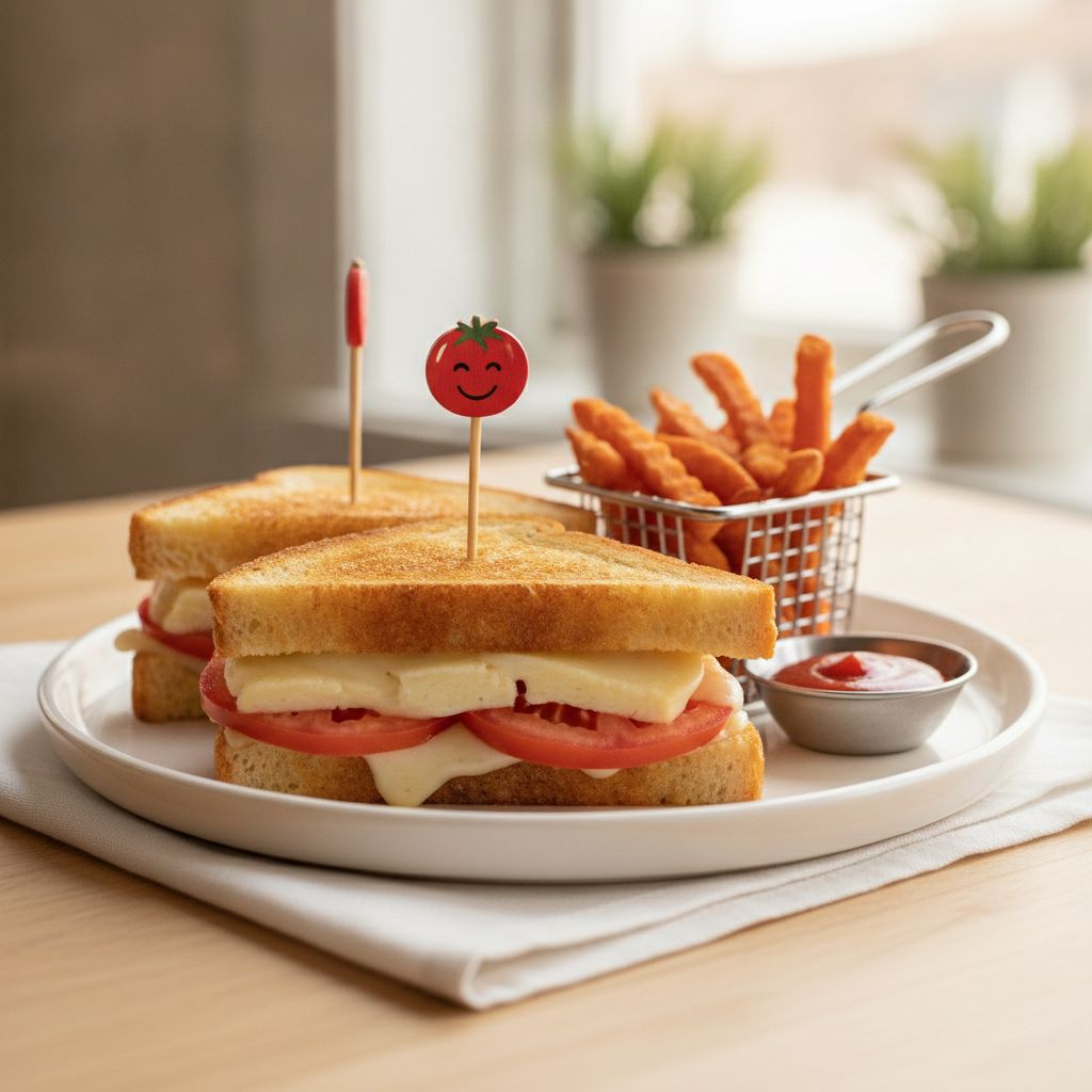 Tomato and Provolone Sandwich