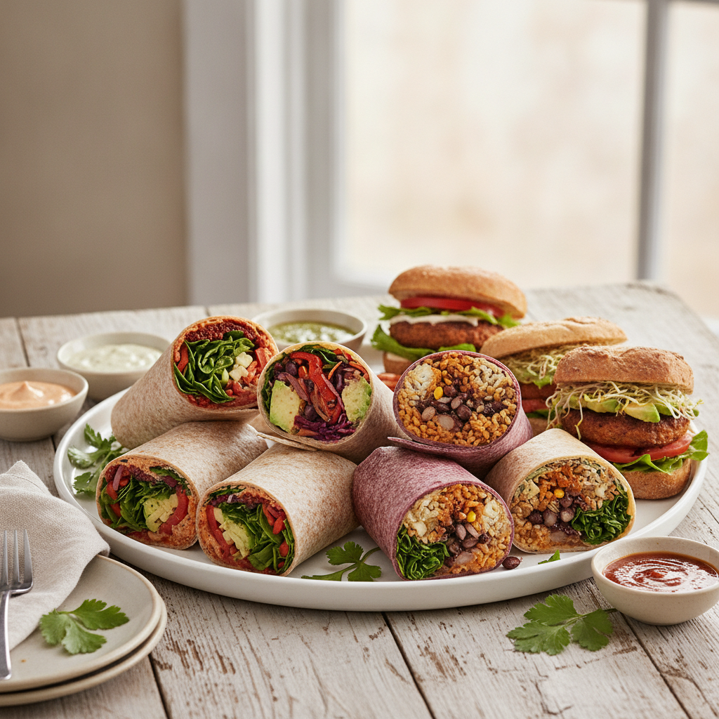 Vegan Sandwich/Wrap Platter Small (6-9)