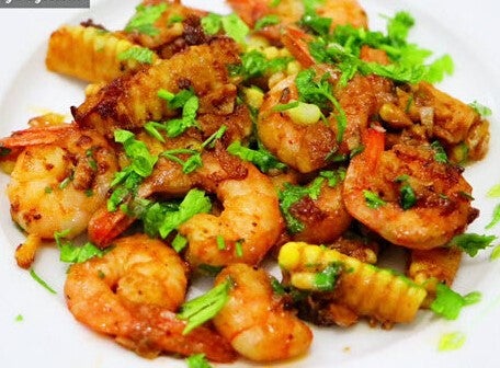 Loose Chilli Prawns Fry