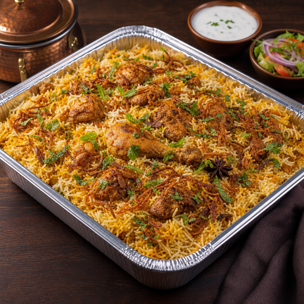Half Tray- Chicken Dum Biryani