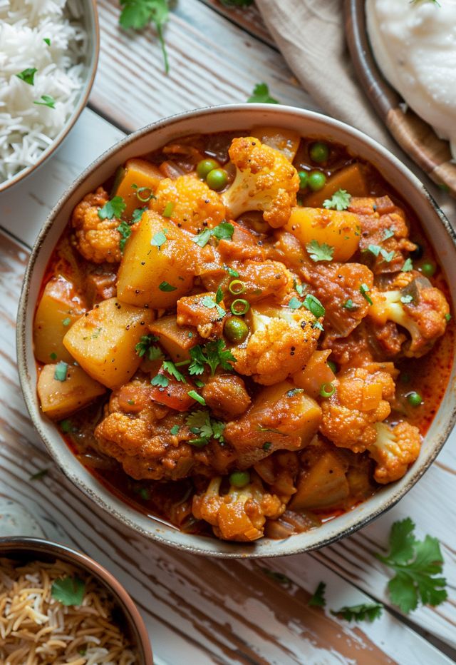 Aloo gobi capsicum
