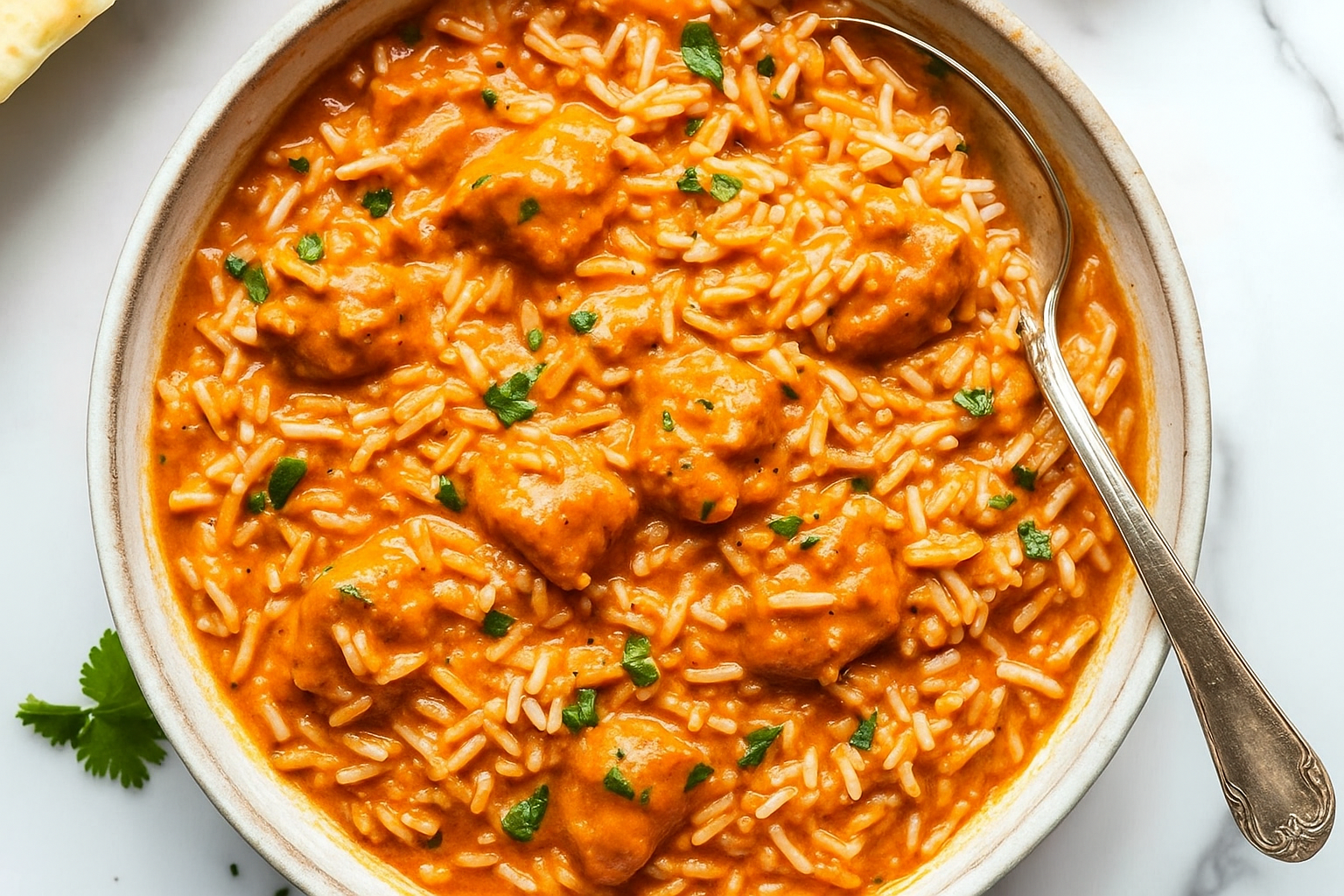 Butter Chicken Rice (kids)