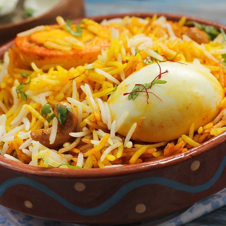 Egg Biryani (kids)