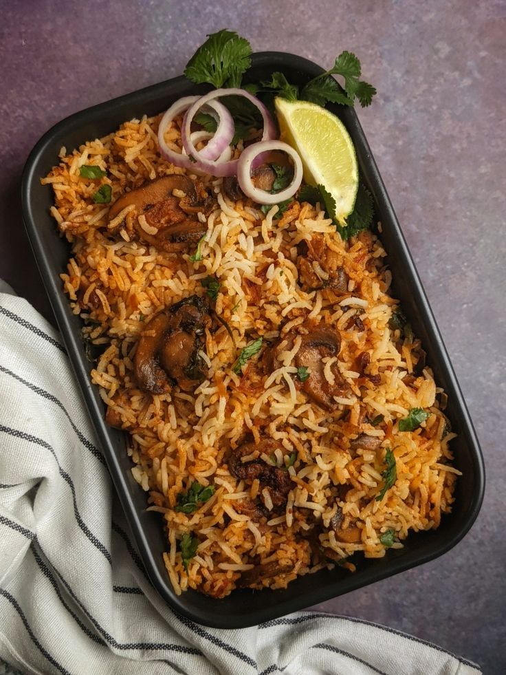Mushroom Biryani